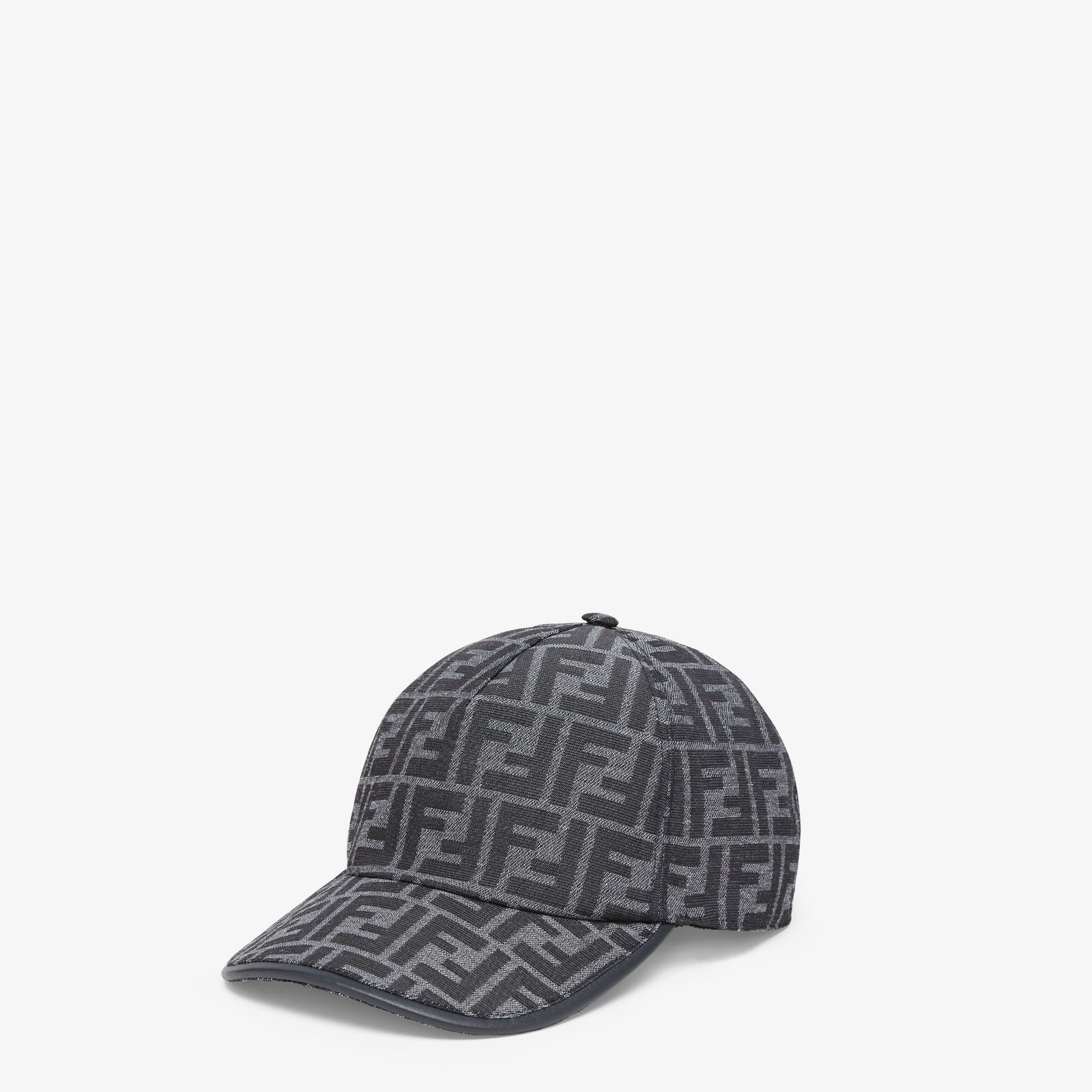 Gorra de béisbol de tela jacquard azul FF