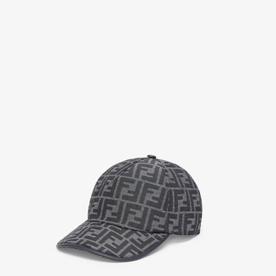 Gorra de béisbol de tela jacquard azul FF