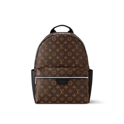 Mochila Discovery PM de lona con monograma marrón