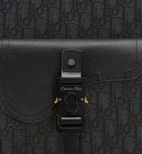 Mochila con cremallera tipo sillín