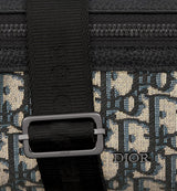 Bolso bandolera Rider 2.0 Mini con cremallera en negro y beige