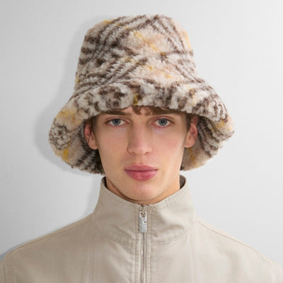 Bob de vellón Argil a cuadros