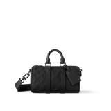 Sac Keepall Bandoulière 25 Noir Cuir
