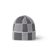 Bonnet et Écharpe Damier Heritage Gris