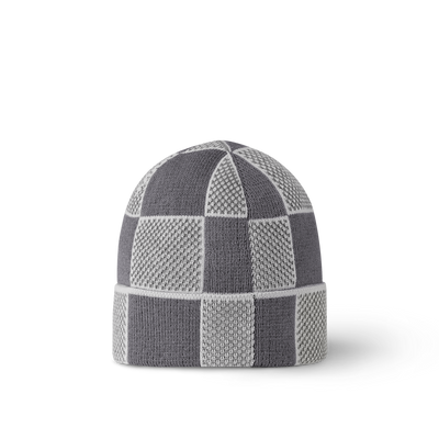 Bonnet et Écharpe Damier Heritage Gris