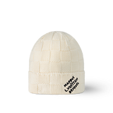 Bonnet et Écharpe Écharpe Damier Snug Crème