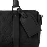 Sac Keepall Bandoulière 25 Noir Cuir