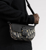 Mini sac Messenger à rabat Saddle Toile