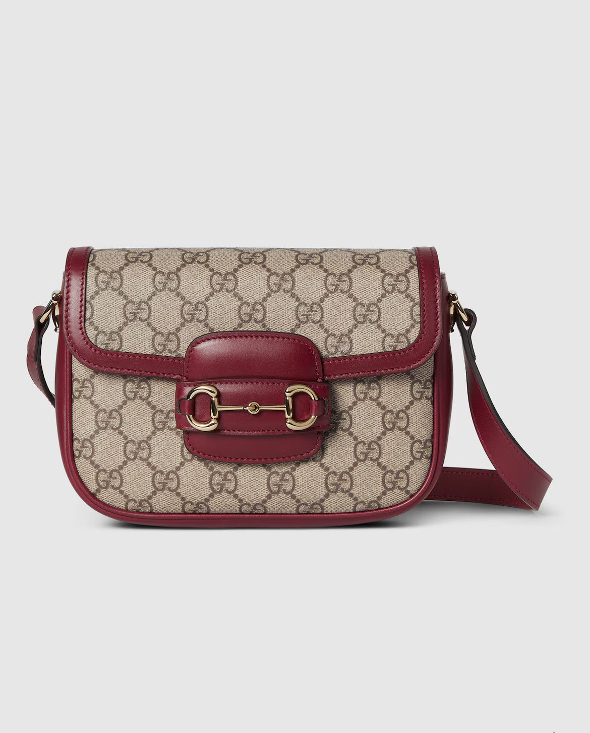 Bolso de hombro pequeño suave Gucci Horsebit 1955