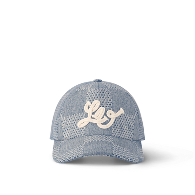 Gorra vaquera con cuadros en 3D