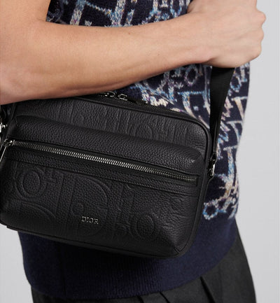 Bolso bandolera de cuero con cremallera Rider 2.0