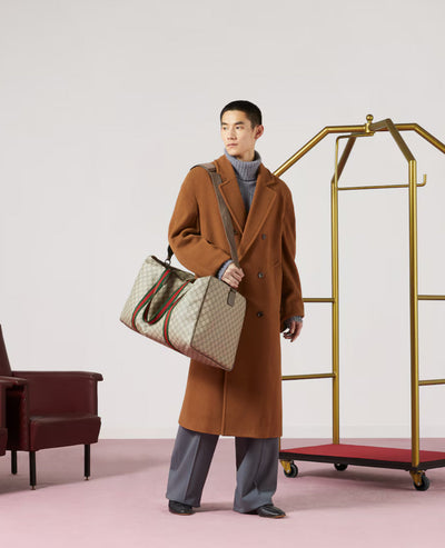 Bolsa de viaje grande con tira de red