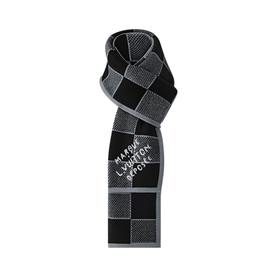 Bonnet et Écharpe Damier Heritage Noir