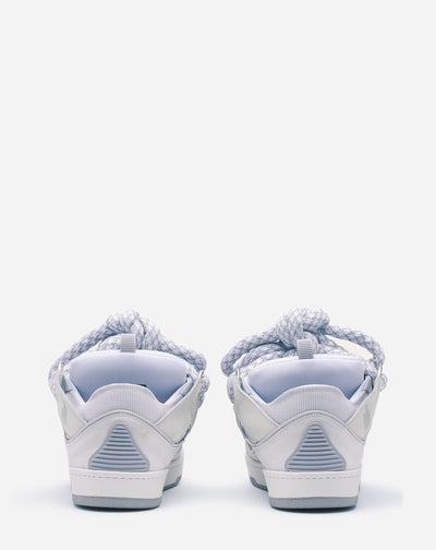 LANVIN CON CORDONES DE SERPIENTE BLANCO