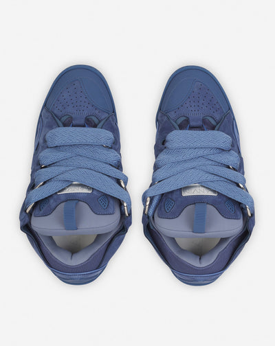 LANVIN LEATHER CURB AZUL MARINO