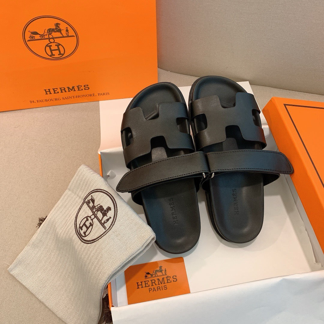 Hermes - Sandales Chypre Noir