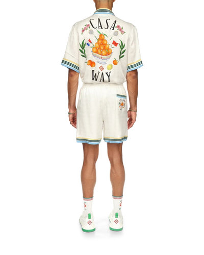 Pantalones cortos de seda Casa Way