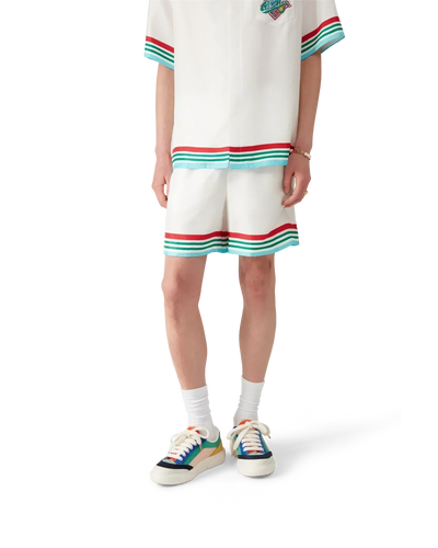 Pantalones cortos de seda de la Serie Mundial de Casa Way