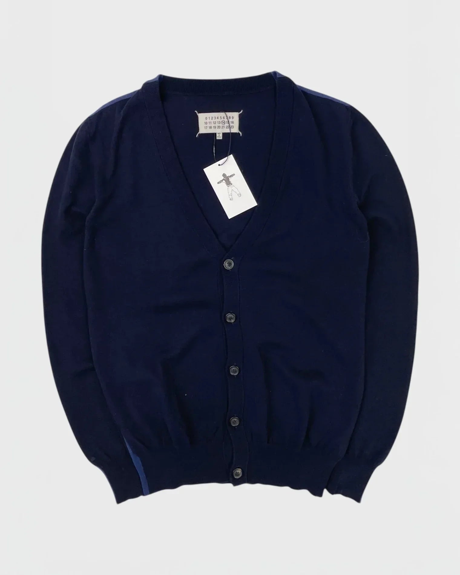 Margiela navy cardigan
