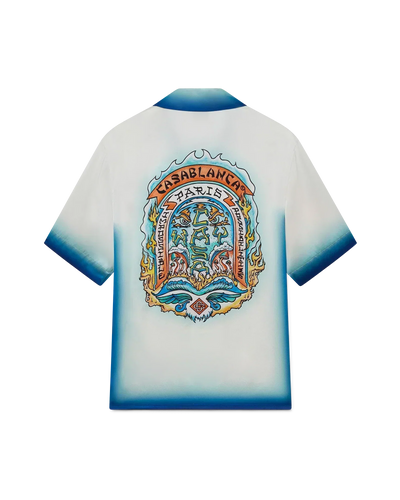 Camisa de seda de manga corta Casa Way Skate