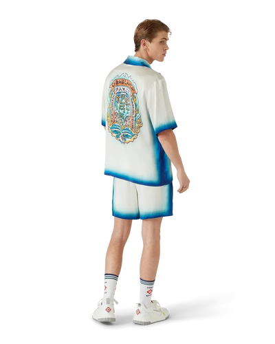 Camisa de seda de manga corta Casa Way Skate