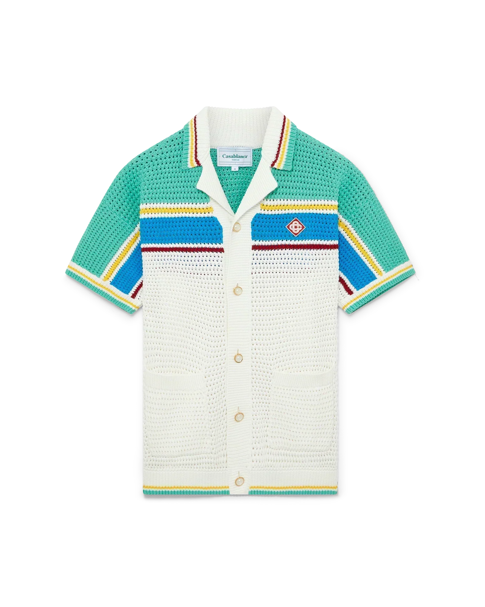 Camiseta de tenis de crochet