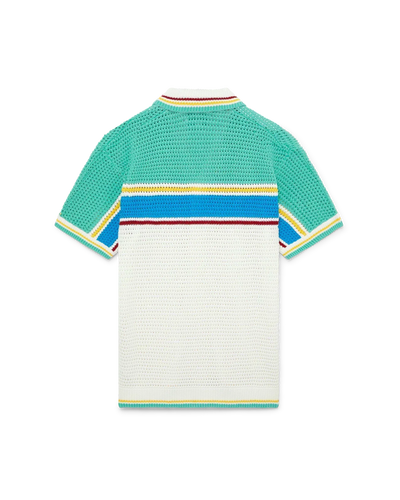 Camiseta de tenis de crochet