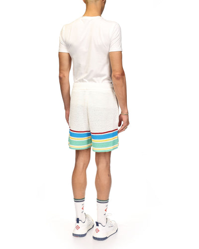 Pantalones cortos de tenis de crochet