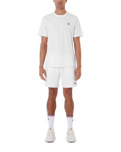 Pantalones cortos deportivos con parche del logotipo de diamante