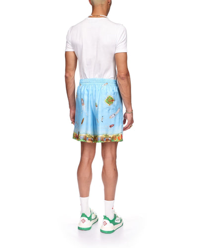 Pantalones cortos de seda de House on Pilot