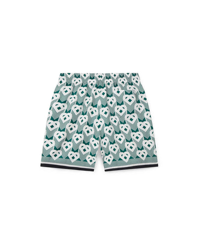 Heart Monogram Swim Trunks