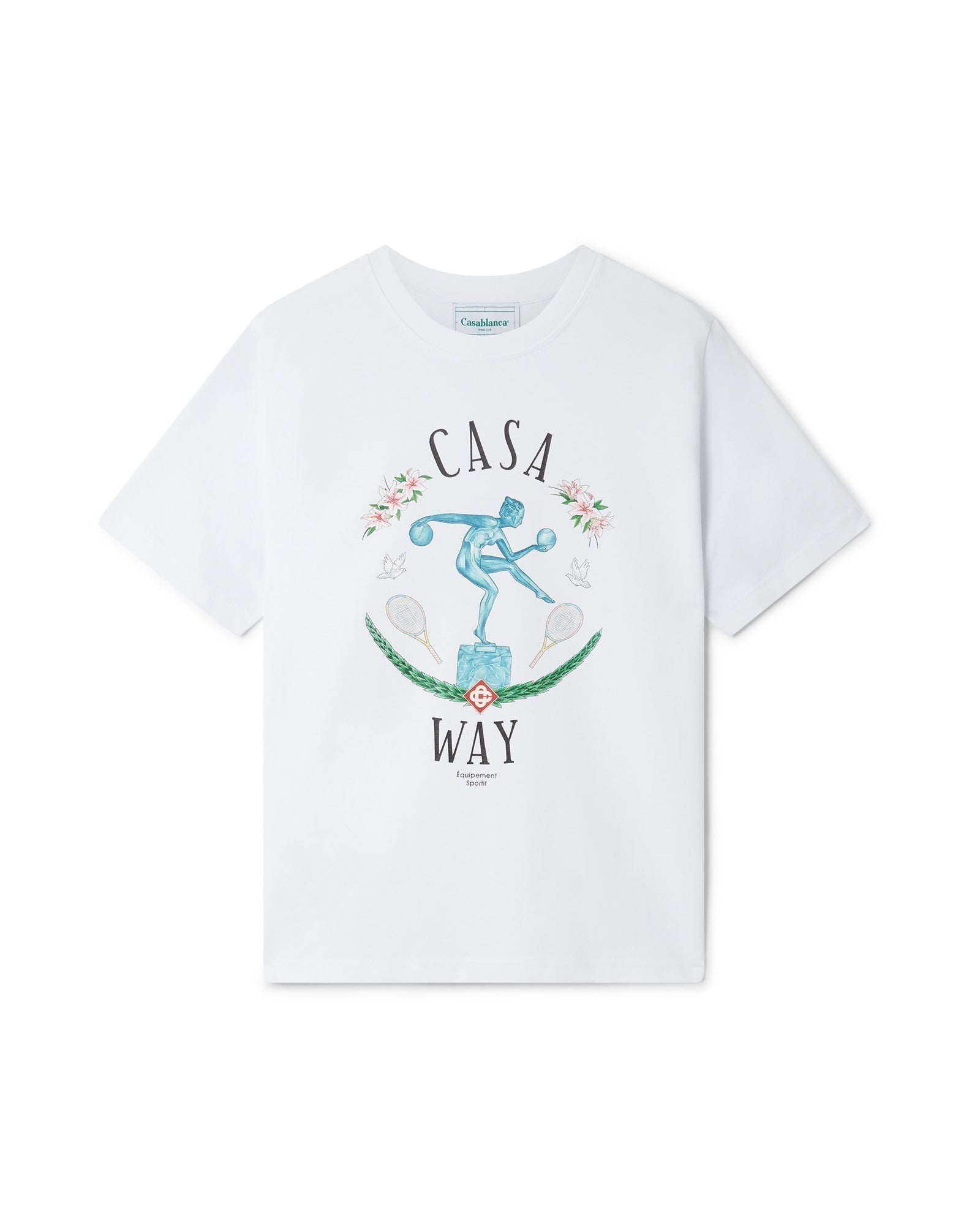 Camiseta de la estatua de mármol