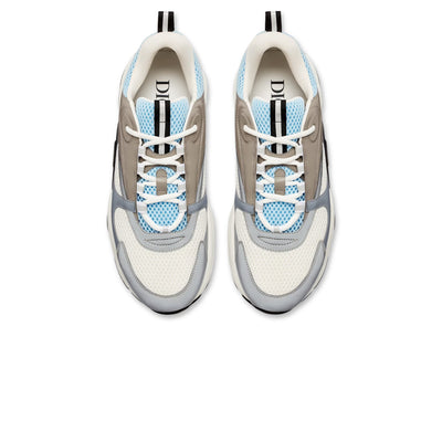 Zapatillas Dior B22 azul cielo y gris