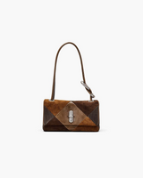 The Suede Patchwork Mini Dual Shoulder Bag