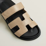 Hermes - Sandalias Cyprus en beige arcilla