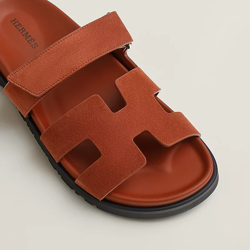 Hermes - Sandalias Chipre marrones Muscavado