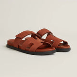 Hermes - Sandalias Chipre marrones Muscavado