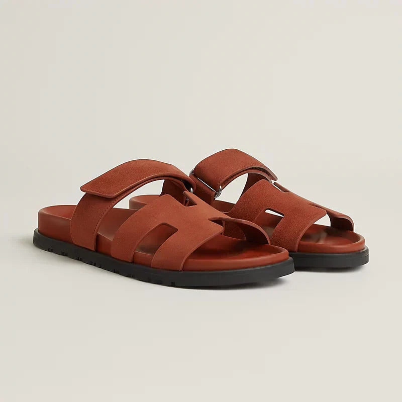 Hermes - Sandalias Chipre marrones Muscavado