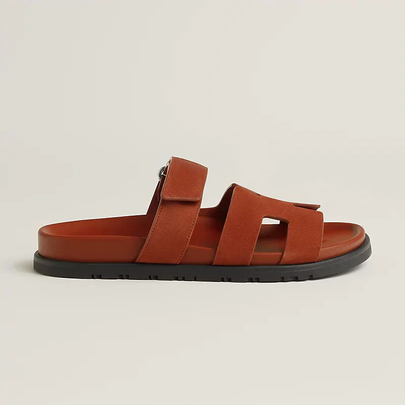 Hermes - Sandalias Chipre marrones Muscavado